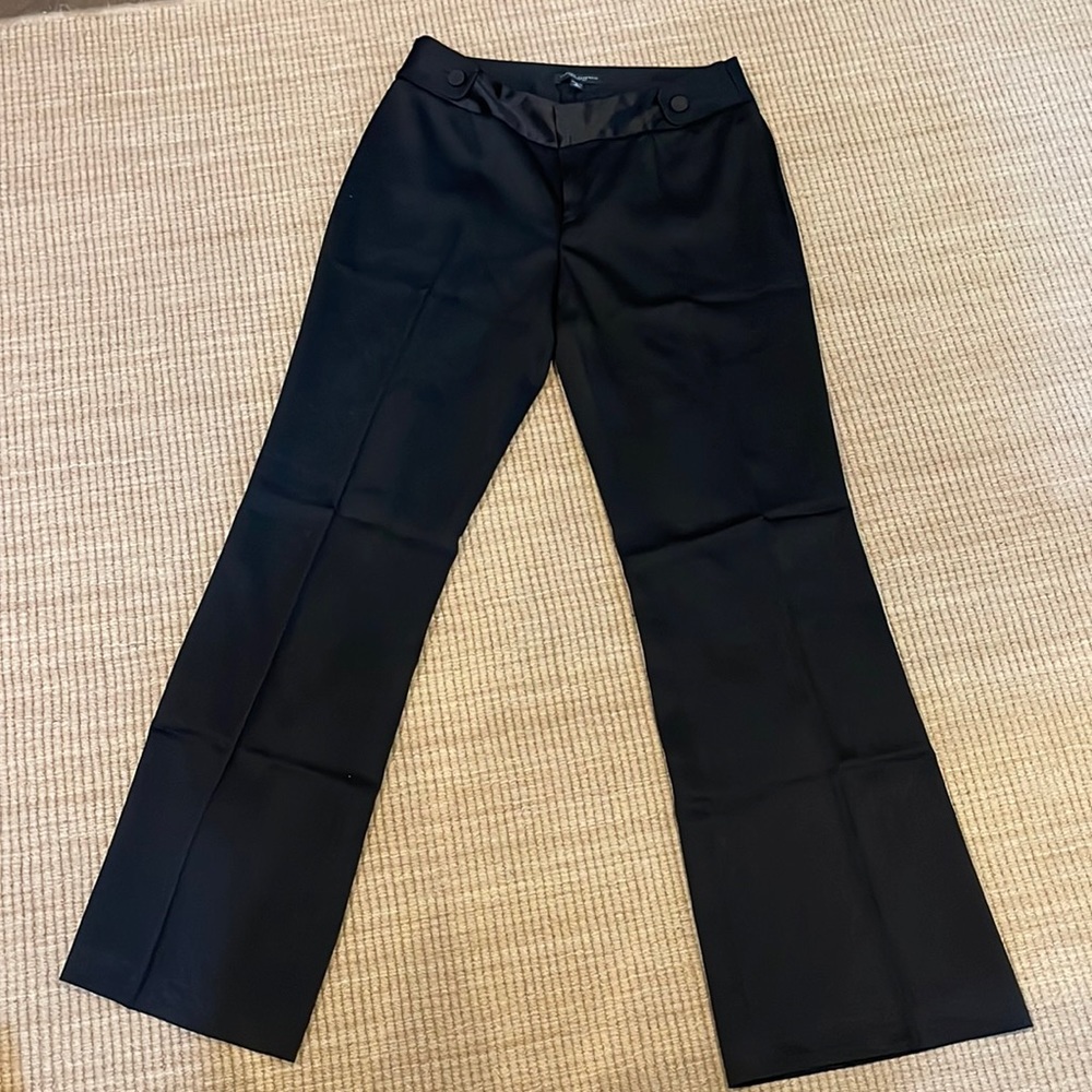 Banana Republic Jackson Fit Women’s Fully Lined Dress Pants Satin Trim 8